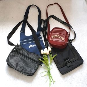 VIntage collection of Roots handbags